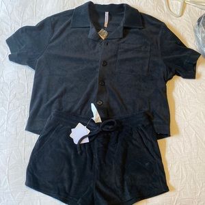 Fabletics terry cloth set